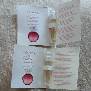 🆕 Cartier Délices Eau Fruitee 1.5ml Each  - Set Of Two